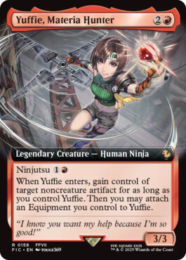 Yuffie, Materia Hunter - Final Fantasy Commander
