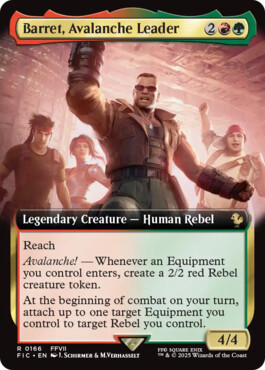 Barret, Avalanche Leader - Final Fantasy Commander