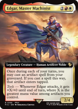 Edgar, Master Machinist - Final Fantasy Commander