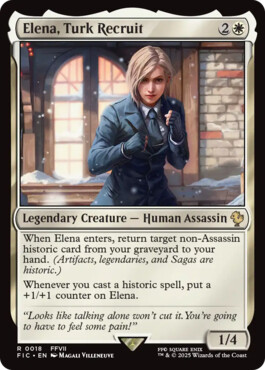 Elena, Turk Recruit - Final Fantasy Commander