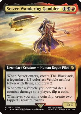 Setzer, Wandering Gambler - Final Fantasy Commander