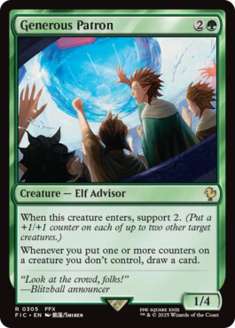 Generous Patron - Final Fantasy Commander