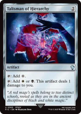 Talisman of Hierarchy - Final Fantasy Commander