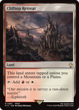 Clifftop Retreat - Final Fantasy Commander