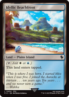 Idyllic Beachfront - Final Fantasy Commander