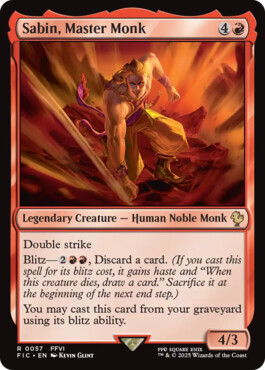 Sabin, Master Monk - Final Fantasy Commander