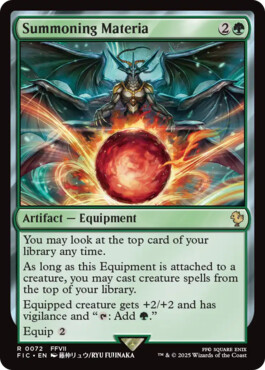 Summoning Materia - Final Fantasy Commander