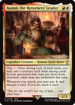 Banon, the Returners' Leader - Final Fantasy Commander