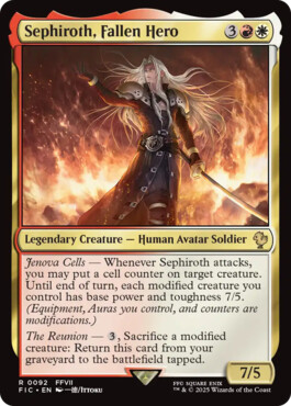 Sephiroth, Fallen Hero - Final Fantasy Commander