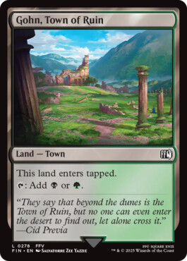 Gohn, Town of Ruin - Final Fantasy