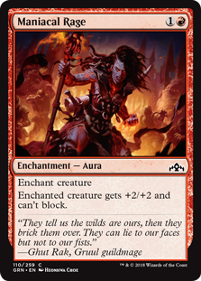 Maniacal Rage - Guilds of Ravnica