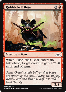 Rubblebelt Boar - Guilds of Ravnica