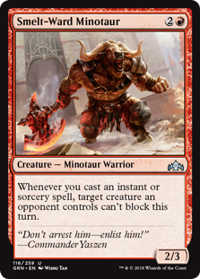 Smelt-Ward Minotaur - Guilds of Ravnica