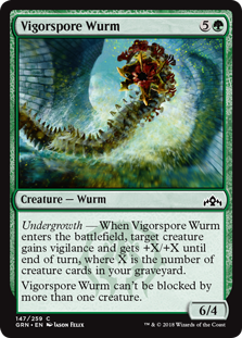 Vigorspore Wurm - Guilds of Ravnica