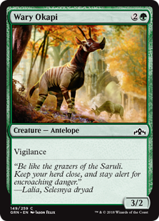 Wary Okapi - Guilds of Ravnica