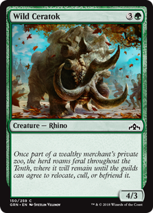 Wild Ceratok - Guilds of Ravnica