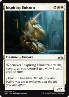 Inspiring Unicorn - Guilds of Ravnica