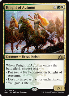 Knight of Autumn - Guilds of Ravnica