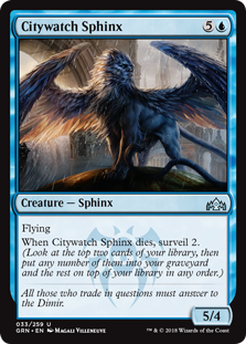 Citywatch Sphinx - Guilds of Ravnica