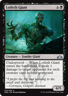 Lotleth Giant - Guilds of Ravnica