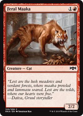 Feral Maaka - Ravnica Allegiance