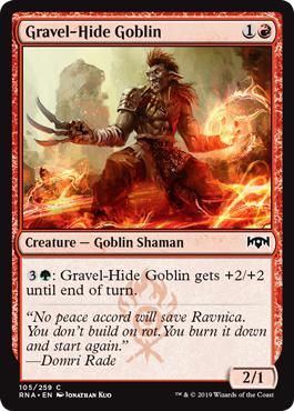 Gravel-Hide Goblin - Ravnica Allegiance