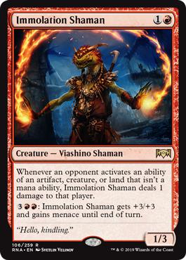 Immolation Shaman - Ravnica Allegiance