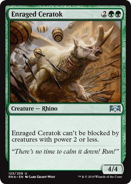 Enraged Ceratok - Ravnica Allegiance