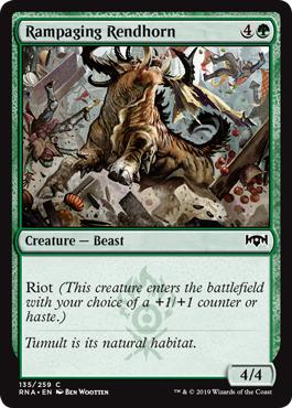 Rampaging Rendhorn - Ravnica Allegiance
