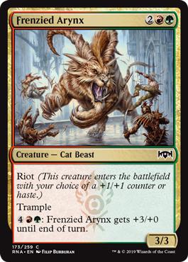 Frenzied Arynx - Ravnica Allegiance