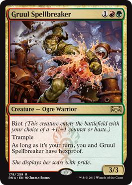 Gruul Spellbreaker - Ravnica Allegiance