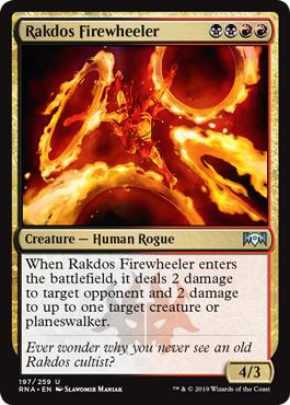 Rakdos Firewheeler - Ravnica Allegiance