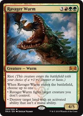 Ravager Wurm - Ravnica Allegiance