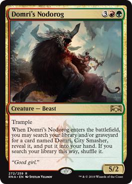 Domri's Nodorog - Ravnica Allegiance