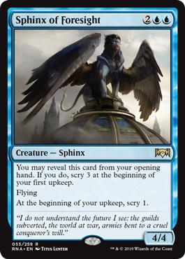 Sphinx of Foresight - Ravnica Allegiance