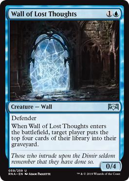 Wall of Lost Thoughts - Ravnica Allegiance