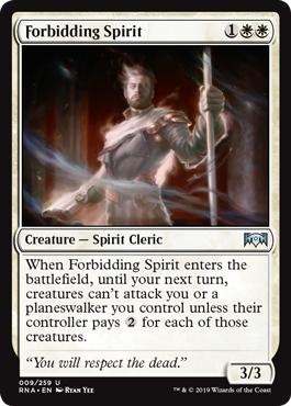 Forbidding Spirit - Ravnica Allegiance