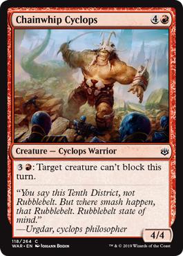 Chainwhip Cyclops - War of the Spark