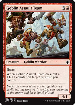 Goblin Assault Team - War of the Spark
