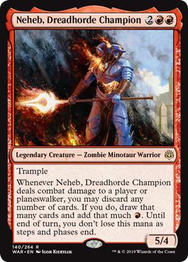 Neheb, Dreadhorde Champion - War of the Spark
