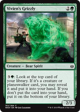 Vivien's Grizzly - War of the Spark