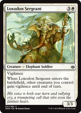Loxodon Sergeant - War of the Spark