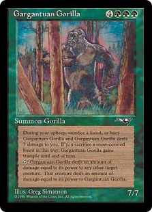 Gargantuan Gorilla - Alliances