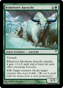 Rimehorn Aurochs - Coldsnap