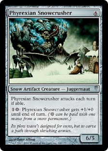 Phyrexian Snowcrusher - Coldsnap