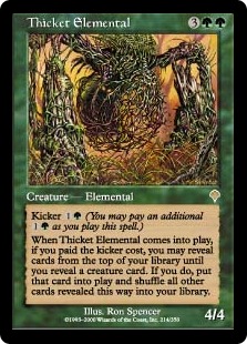 Thicket Elemental - Invasion