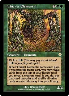 Thicket Elemental - Invasion