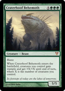 Craterhoof Behemoth - Avacyn Restored