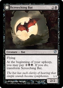 Screeching Bat -> Stalking Vampire - Innistrad