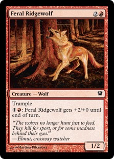 Feral Ridgewolf - Innistrad